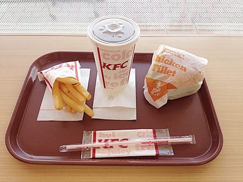 ケンタッキー　チキンフィレサンドセット