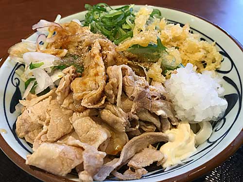 丸亀製麺　豚しゃぶぶっかけ