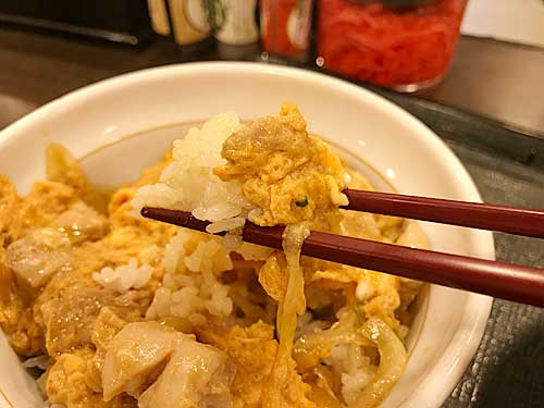 なか卯　親子丼