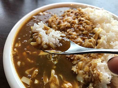 CoCo壱番屋のカレーのルーとライス