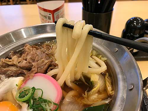 はなまるうどんの極太うどん