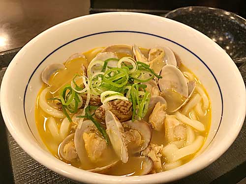 なか卯　あさりうどん
