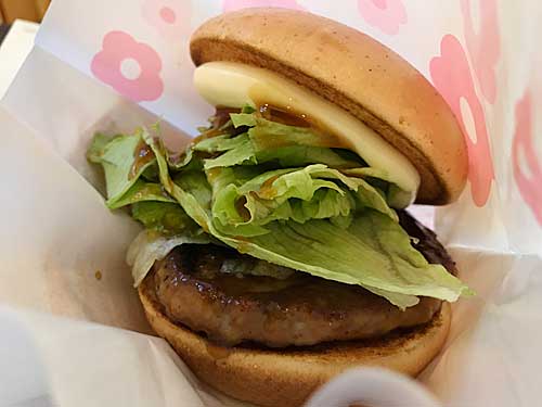 クリームチーズテリヤキバーガー
