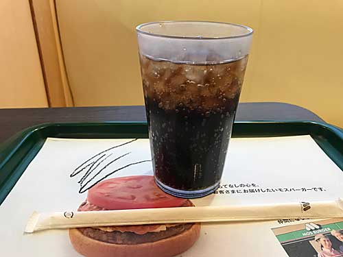 モスバーガー　コーラ