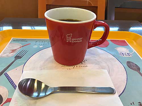 ミスタードーナツ　ブレンドコーヒー