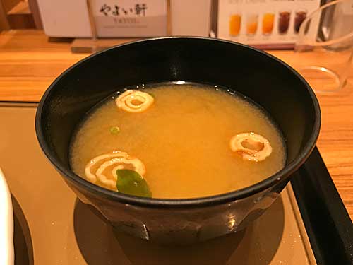 やよい軒　みそ汁