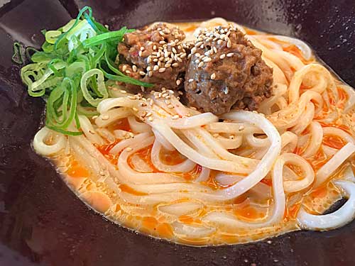 なか卯　冷やし担々うどん