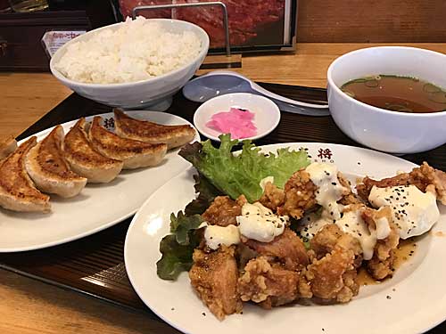 大阪王将　チキン南蛮＋元祖焼餃子