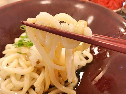 すだちおろしうどんの麺