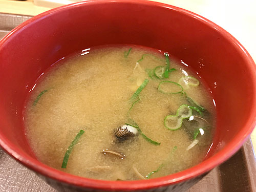 すき家のしじみ汁