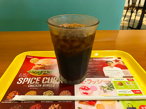 フレッシュネスバーガー　コーラ