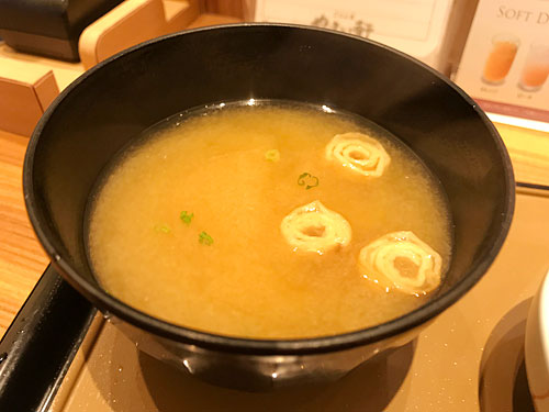 やよい軒　みそ汁