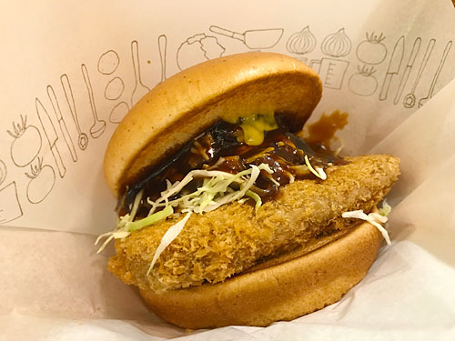 デミグラ牛カツバーガー