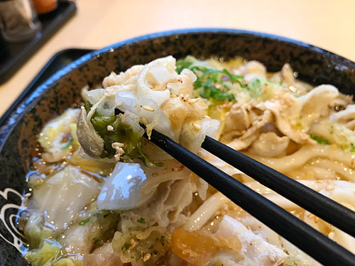 豚バラ白菜あんかけの具材