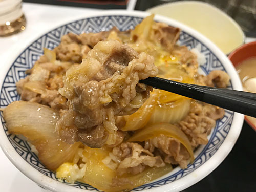 牛丼の牛肉