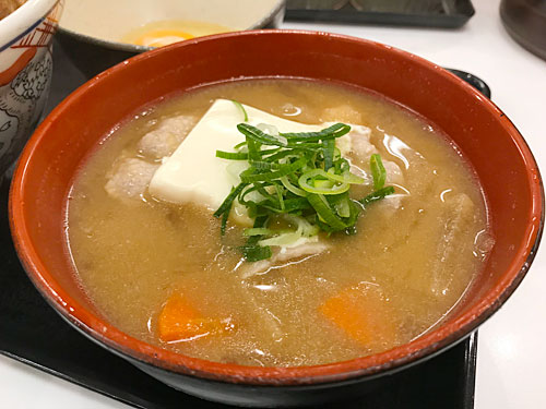 吉野家　みそ汁