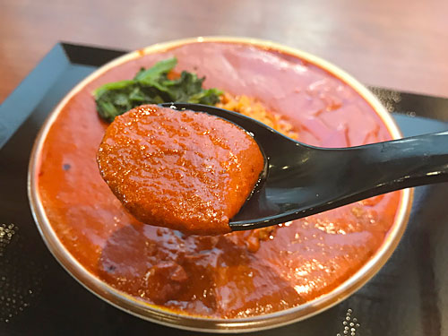 うま辛MAX担々うどんのペーストつゆ