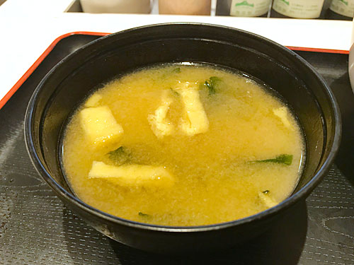 松屋のみそ汁