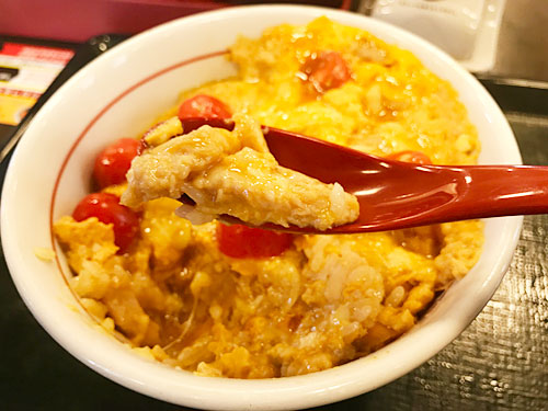 親子丼イタリアンの具材