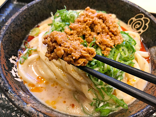 冷やしごま担々うどんのそぼろ肉