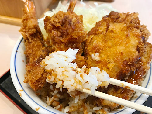 全部のせカツ丼の具とごはん