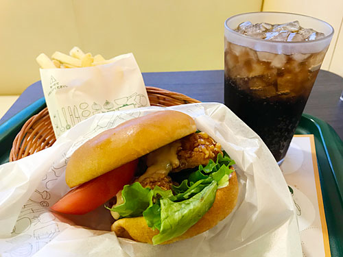 モスバーガー　海老天七味マヨ