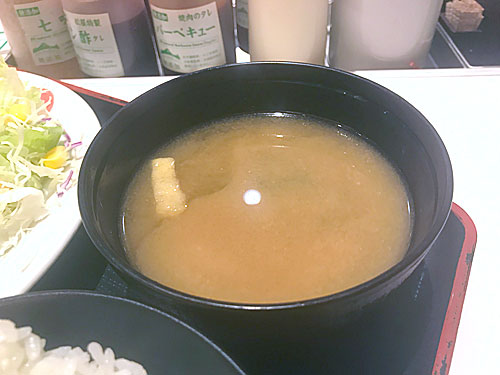 松屋　みそ汁