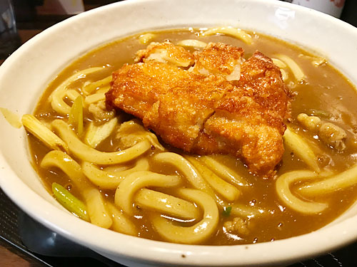 CoCo壱番屋　カレーうどん＋パリパリチキン