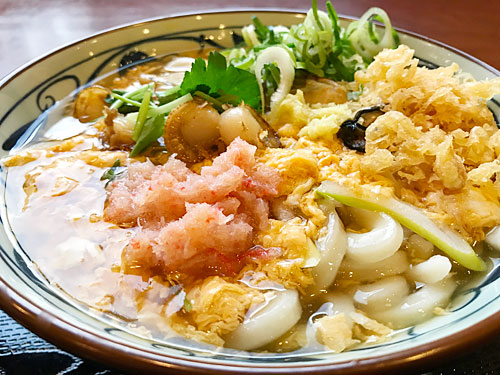 丸亀製麺　海鮮玉子あんかけ