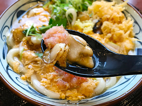 海鮮玉子あんかけの具材