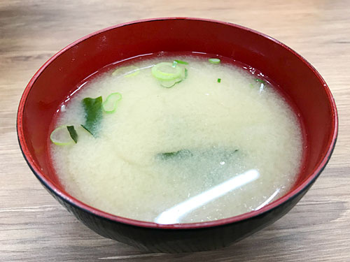 伝説のすた丼屋のみそ汁
