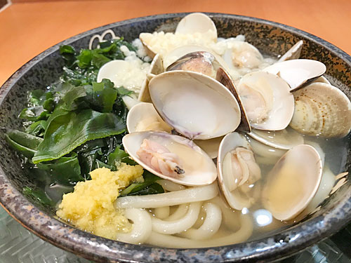 はなまるうどん　はまぐりうどん
