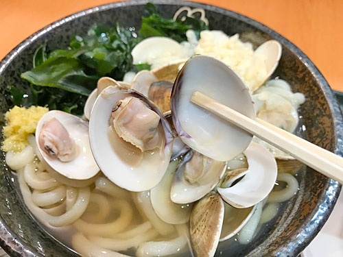 トッピングのはまぐり