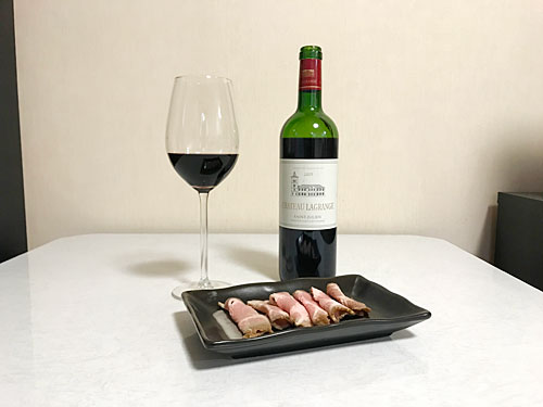 Chateau Lagrange 2005とローストポーク