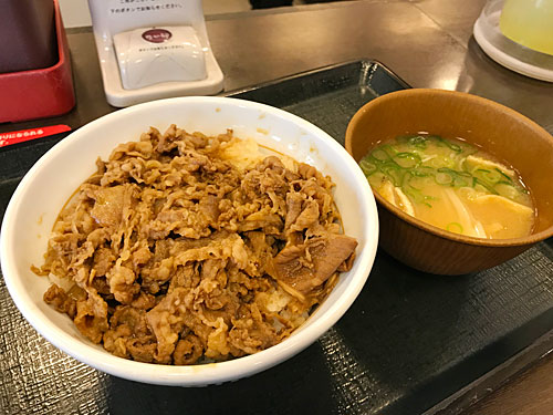 なか卯　和風牛丼