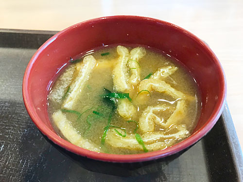 すき家　みそ汁