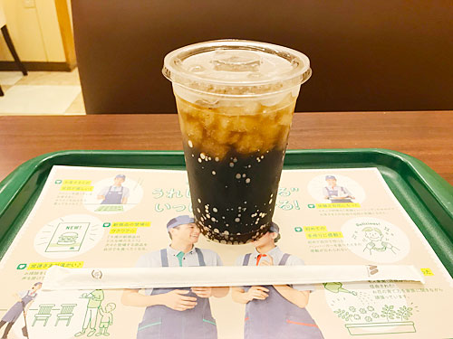 モスバーガーのコーラ