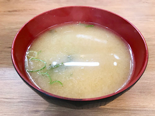 伝説のすた丼屋のみそ汁