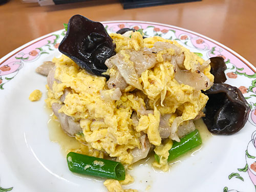 肉と玉子のいりつけ