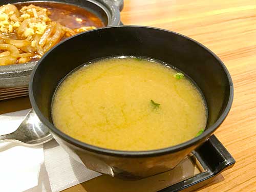 やよい軒のみそ汁