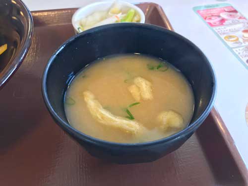 すき家のみそ汁