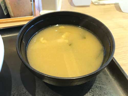 松屋のみそ汁