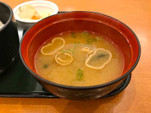 ココスのみそ汁