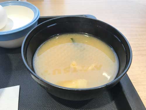 松屋　みそ汁