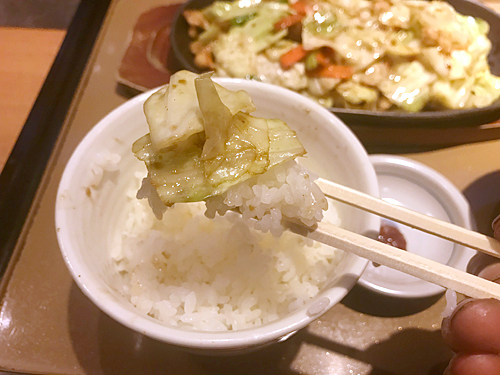 やみつき豚キャベとごはん
