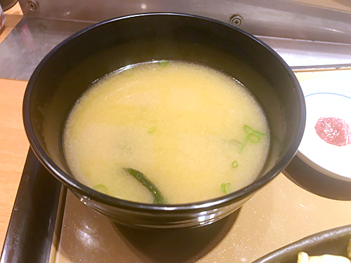 やよい軒　みそ汁