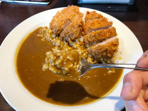 ココイチのカレーとライス