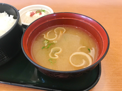 ココスのみそ汁