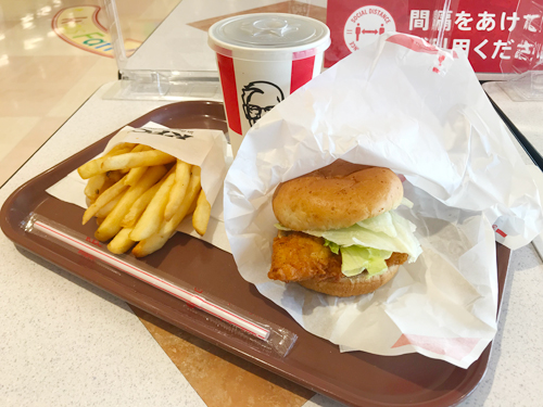 ケンタッキーフライドチキン　チキンフィレサンド