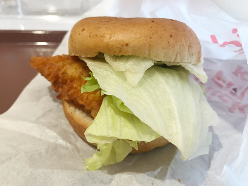 チキンフィレサンド